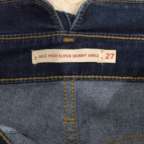 Levi’s Mile High Super Skinny Ankle Jeans - Picture 7 of 8